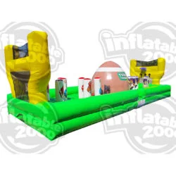 i2k inflatable - Custom Amusement inflatables Adventure Tugga Touchdown Full