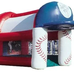 i2k Inflatable- Custom Inflatable Advertising Booth Speed Pitch w/ Cap