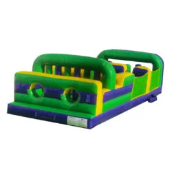 i2k Inflatable- Custom Amusement inflatable Adventure 7 Element Obstacle Course