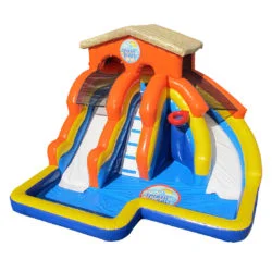 i2k Inflatable- Custom Amusement inflatable Adventure Splash Island (Wet/Dry) Slide