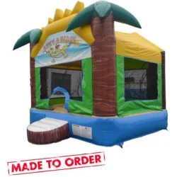 i2k inflatable - Custom Amusement inflatables Adventure Life's a Beach (Bounce House)