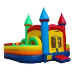 i2k Inflatable- Custom Amusement inflatable Adventure Combo Slide Obstacle Twist for kids