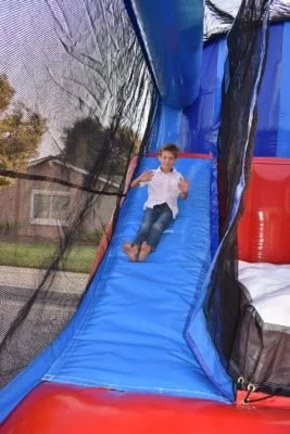 Inflatable Bounce House Deluxe Module Combo wet/dry slide