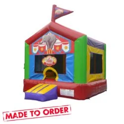 i2k Inflatable- Custom Amusement inflatable Adventure Circus Time (Bounce House) for kids