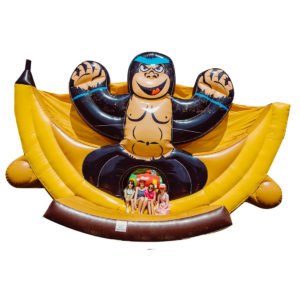 i2k inflatable - Custom Interactive inflatable game monkey madness for kids and adults amusement and fec