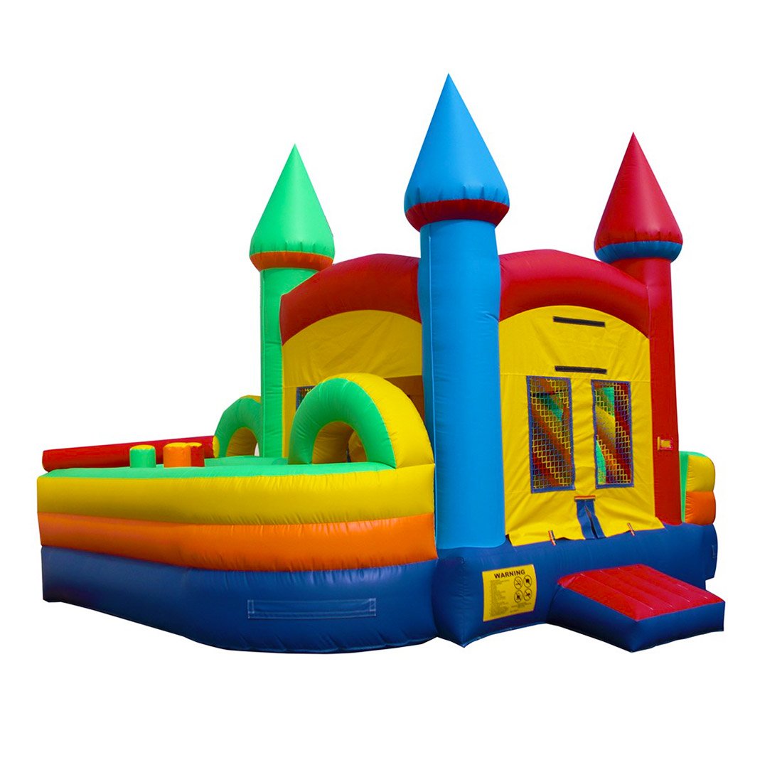 inflatable castle and slide