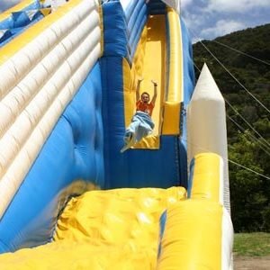 i2k Inflatable- Custom Amusement Big Air Slides wet or dry Adventurous Inflatable