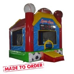 made to order Sports Arena Bounce House and Jumper for Kids