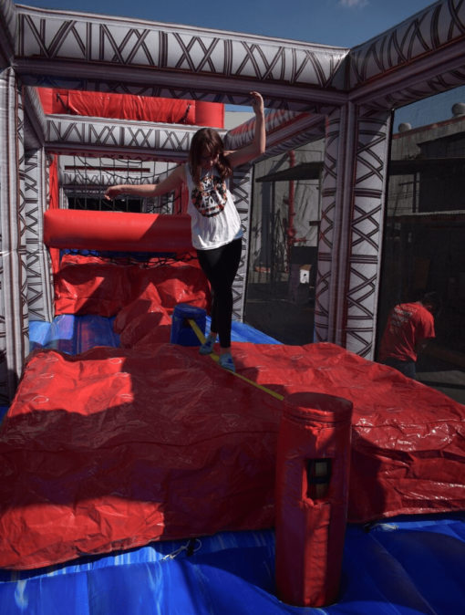 i2k Inflatables | 62’ Inflatable Ninja Warrior Obstacle Course