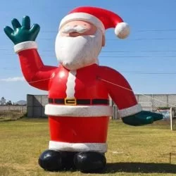 i2k inflatable- Custom Inflatable Santa Holiday Christmas theme.